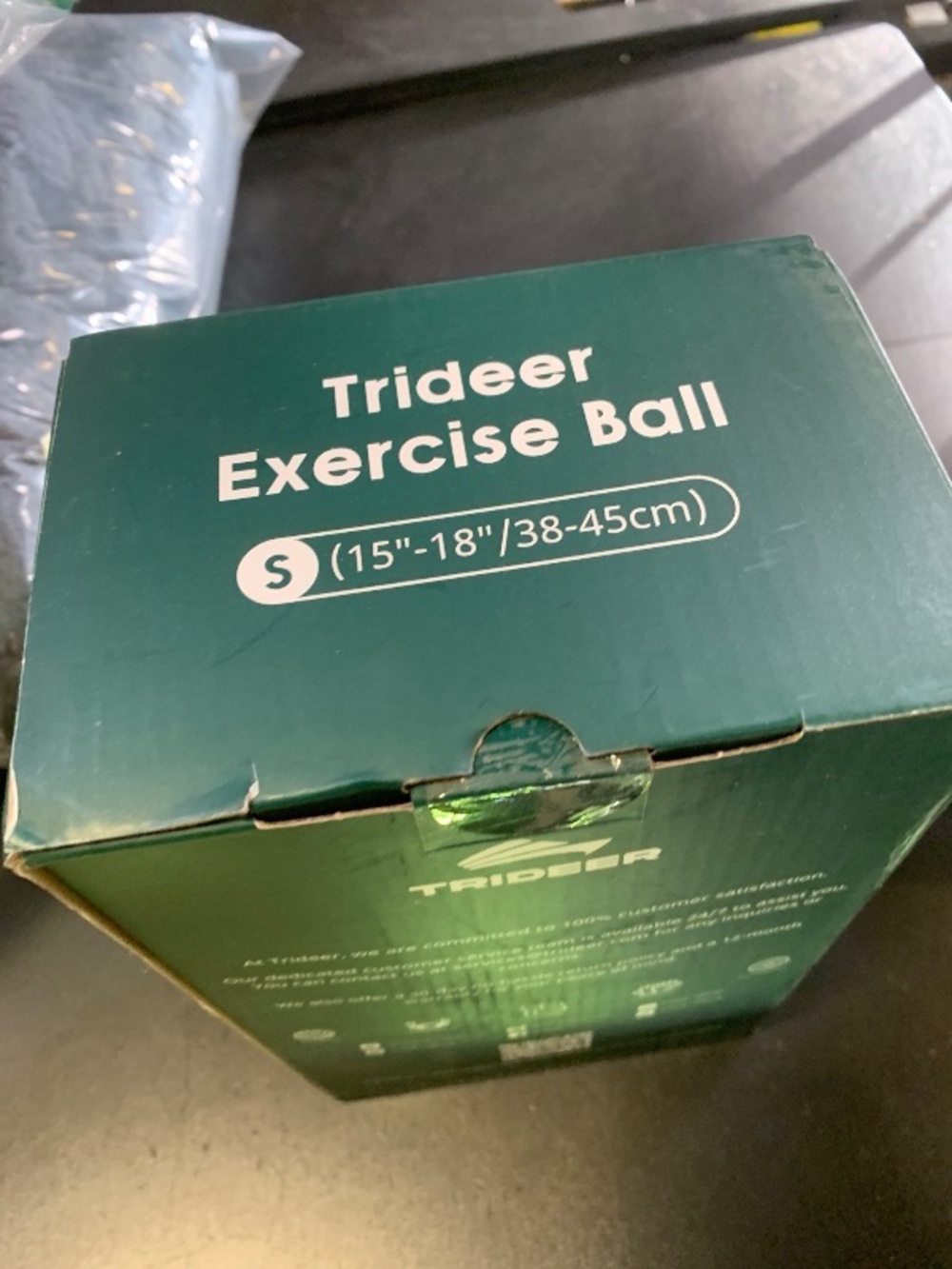 Trideer Exercise Ball - Small for Exercise, Chair, Mobility, Therapy Etc. - Picture 2 of 6